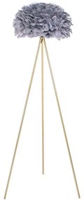 Φωτιστικό Δαπέδου Με Φτερά 374-225-670 50x150cm Ε27 60W Gold-Grey