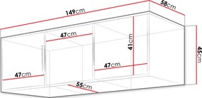 Πατάρι Τρίφυλλης Ντουλάπας Lati D3