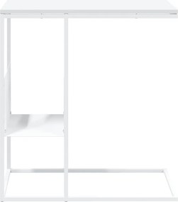 vidaXL Τραπέζι Βοηθητικό Λευκό 55x36x59,5 εκ. από Επεξεργασμένο Ξύλο