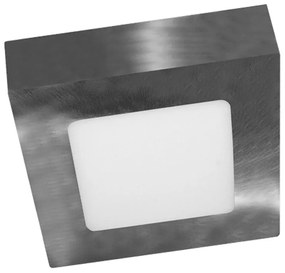 Πάνελ Χωνευτό Niki Led Slim NIKI860SNM 12x12x4cm 8W 6000K Nickel Aca Τετράγωνο