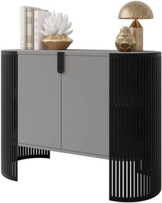 Μπουφές Fikoli-Γκρι - Μαύρο