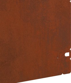 vidaXL Περιγράμματα γκαζόν 30 pcs 103 x 0,05 x 22 εκ Σκ rusty