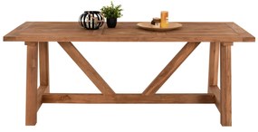 ΤΡΑΠΕΖΙ ΤΡΑΠΕΖΑΡΙΑΣ HM7922 PLUTON RECYCLED TEAK ΣΕ ΦΥΣΙΚΟ ΧΡΩΜΑ 200X100X75Yεκ.