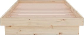 vidaXL Πλαίσιο Κρεβατιού 90 x 190 εκ. από Μασίφ Ξύλο Single