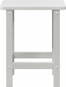vidaXL Τραπεζάκι Πλευράς Λευκό 38 x 38 x 46 εκ. Πολυαιθυλένιο