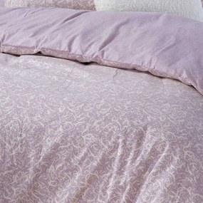 Φανελένια Σεντόνια Μονά (Σετ) Nef-Nef Homeware Flannel Sorial Mauve