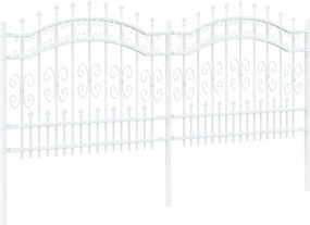 vidaXL Φράχτης Κήπου KAMPEN 240 x 140 cm Mesh Λευκό