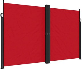 vidaXL Σκίαστρο Πλαϊνό Συρόμενο Κόκκινο 200 x 600 εκ.