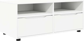 vidaXL Ντουλάπι TV 100 x 48 x 43 εκ. Λευκό Επεξεργασμένο Ξύλο