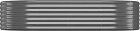 vidaXL Ζαρντινιέρα Ανθρακί 175x100x36εκ Γαλβανισμένος χάλυβας