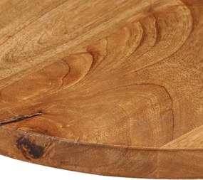 vidaXL Επιφάνεια Τραπεζιού Στρογγυλή Ø60x2,5εκ Μασίφ Ξύλο Μάνγκο