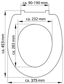 SCHÜTTE ΚΑΘΙΣΜΑ ΛΕΚΑΝΗΣ OLD WOOD ΜΕ SOFT-CLOSE &amp; ΣΧΕΔΙΟ ΑΠΟ DUROPLAST 435103