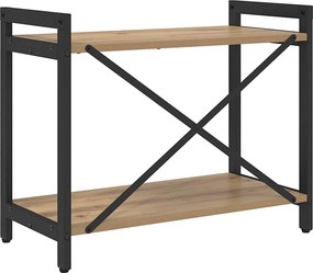 vidaXL Ράφι Βιβλίων 60 x 30 x 50 εκ. Επεξεργασμένο ξύλο Artisan Oak