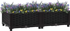 vidaXL Ζαρντινιέρα 80 x 40 x 23 εκ. από Πολυπροπυλένιο