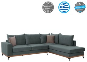 MESINA corner sofa, mint, high leg, 2pcs, right corner