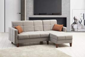 Stewehome Γωνιακός Καναπές Σχήμα L με Αποθήκευση 216x130x86 cm
