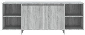 vidaXL Έπιπλο Τηλεόρασης Γκρι Sonoma 130x35x50 εκ. από Μοριοσανίδα