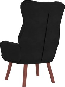 vidaXL Πολυθρόνα Μαύρο 69 x 74 x 93 εκ. Βελούδο