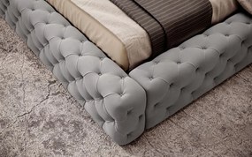 Επενδυμένο κρεβάτι Princce-Gkri Anoixto-180 x 200