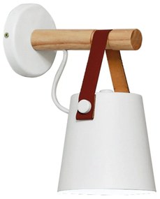 Φωτιστικό Τοίχου-Απλίκα Vetra 4231600 White Viokef Metal,Wood