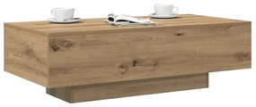 vidaXL Τραπεζάκι Σαλονιού Artisan Δρυς 100 x 49,5 x 31 εκ. Επεξ. Ξύλο