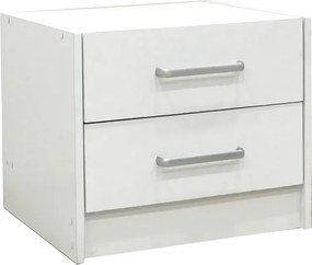 Σετ Κρεβατοκάμαρας Olympus White με Κρεβάτι 140x200εκ Σετ 4τεμ