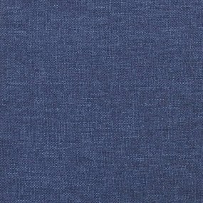 vidaXL Κεφαλάρι με Πτερύγια Μπλε 183x16x78/88 εκ. Υφασμάτινο