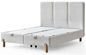 Επενδυμένο Κρεβάτι BOHEM Διπλό με Αποθηκευτικό χώρο Μπέζ 160x200εκ. 160x200x123 εκ.