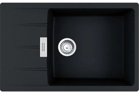 Franke Centro CNG 611/211-78 XL Αντιστρεφόμενος Matt Black Γρανιτένιος Νεροχύτης 60cm