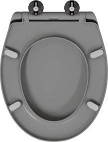 vidaXL Λεκάνη Γκρι 47 x 37 x 4 εκ Δυροπλάστ