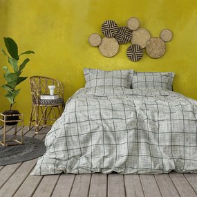 Σεντόνια Bundie Με Λάστιχο (Σετ 4τμχ) Jungle Green Nima King Size 180x232cm 100% Βαμβακοσατέν