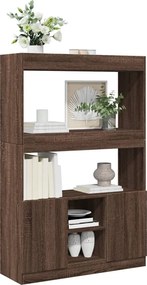 vidaXL Ντουλάπι Καφέ Δρυς 92x33x140 εκ. από Επεξεργασμένο Ξύλο