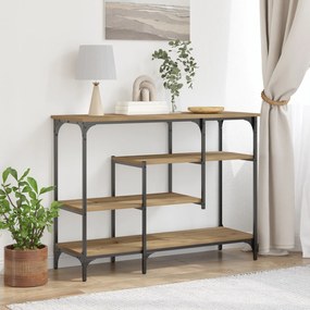 vidaXL Κονσόλα Artisan Oak 100x35x75 εκ Επεξεργασμένου Ξύλου & Χάλυβα