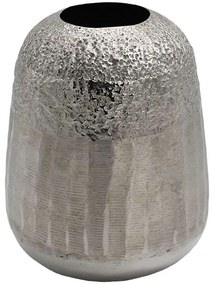 Βάζο Μεταλλικό 941-124-005 21x27cm Silver Μέταλλο
