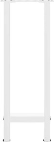vidaXL Πόδια Κονσόλας 2 τεμ. Λευκά 38x (72-73) εκ. Ατσάλι
