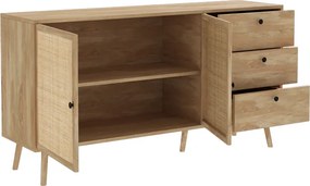 Μπουφές Oslo pakoworld sonoma 150x39x79εκ