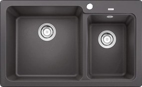 Blanco Naya 8 - Νεροχύτης Κουζίνας Γρανίτη 81,5x50 - Rock Grey