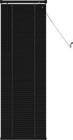 vidaXL Βενετσιάνικη Σκίαση Μαύρο 150 x 50 cm PVC