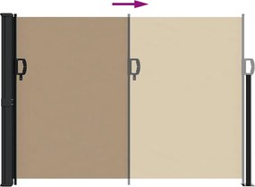 vidaXL Σκίαστρο Πλαϊνό Συρόμενο Taupe 140 x 500 εκ.