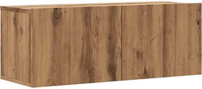 vidaXL Επίτοιχο ντουλάπι τηλεόρασης Artisan Oak 80x30x30 cm