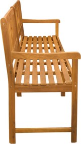 vidaXL Εξωτερικός πάγκος Φυσικό 220 x 55,5 x 90 εκ.