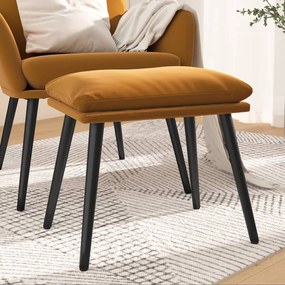 vidaXL Υποπόδιο Καφέ 45 x 29,5 x 39 εκ. Βελούδινο