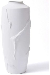 Βάζο 742TMA4890 13x13x36cm White Aberto Design Ceramic