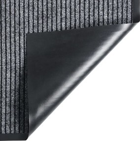 vidaXL Πατάκι Εισόδου Ριγέ Γκρι 80 x 120 εκ.
