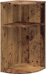 vidaXL End Table Παλιό ξύλο 29,6 x 29,6 x 60 εκ Επεξεργασμένο ξύλο