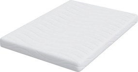 vidaXL Στρώμα Λευκό 140 x 190 cm Ζακάρ ύφασμα