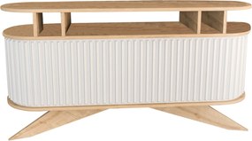 Μπουφές Δρυς / Λευκό PREZA 150x43x75