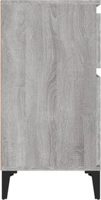 vidaXL Κομοδίνα 2 τεμ. Γκρι Sonoma 40x35x70 εκ.