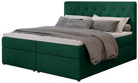 Επενδυμένο κρεβάτι Delande-140 x 200-Prasino