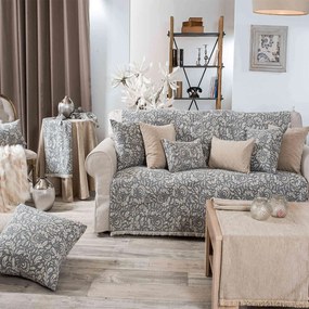 Ριχτάρι Denver  11 Grey - Ciel Teoran Two-seater 180x250cm Βαμβάκι-Ακρυλικό